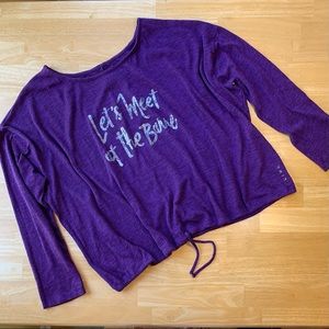 Livi Active Let’s Meet at the Barre Athleisure Top
